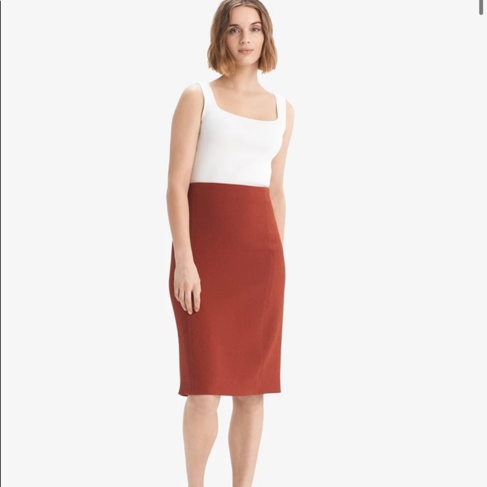 MMLaFleur Dorchester Skirt Staccato Adobe size 12